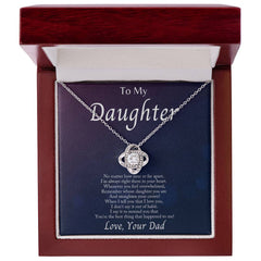Im Always With You - Love Knot Necklacec